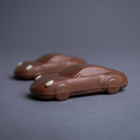 Mini Porsche 911 z čokolády se stužkou - Valentýn