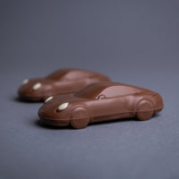 Mini Porsche 911 z čokolády se stužkou - Valentýn