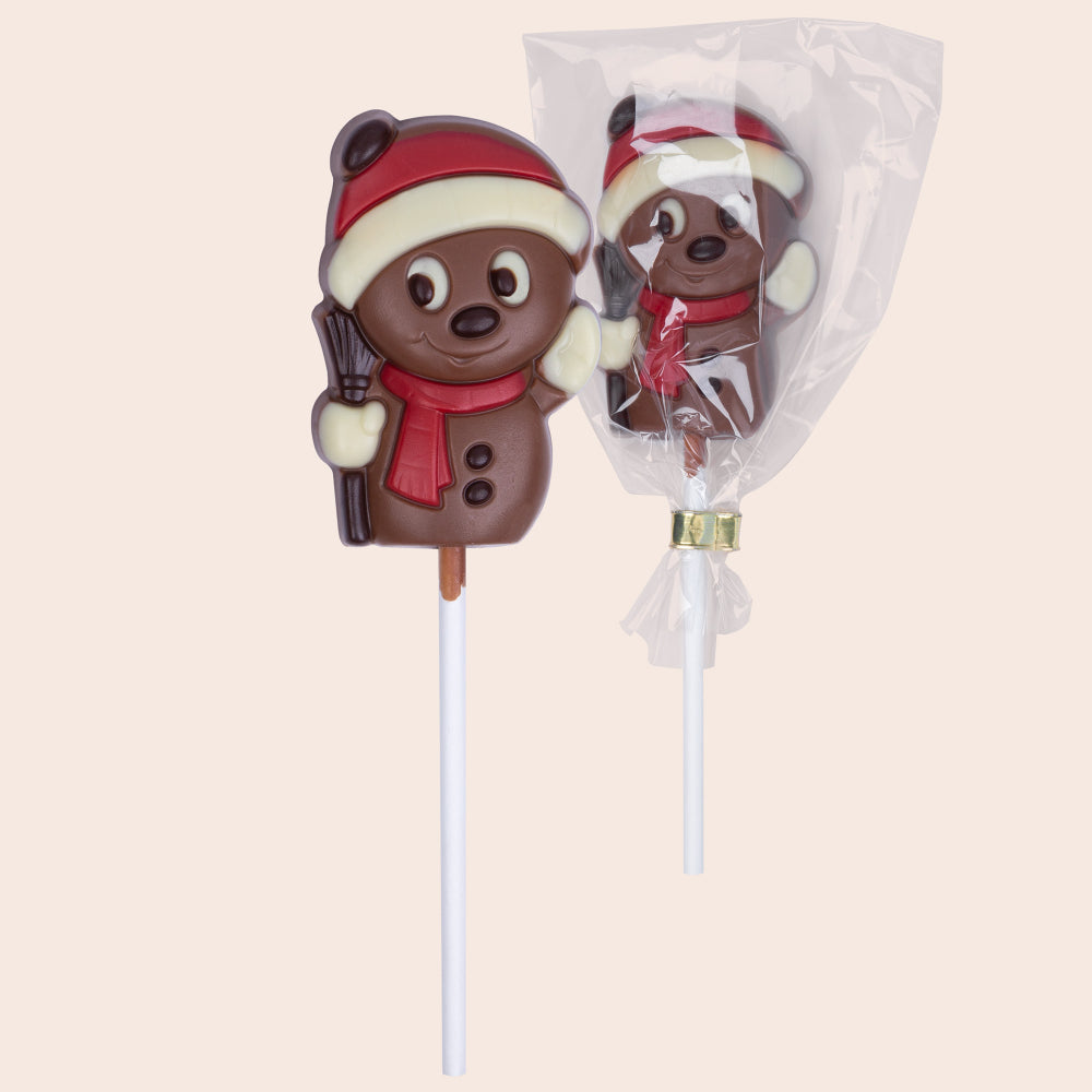 Snowman lollipop