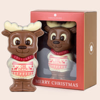 Reindeer in a white jumper