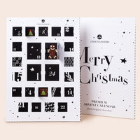 Black and white advent calendar