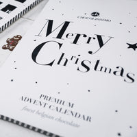Black and white advent calendar