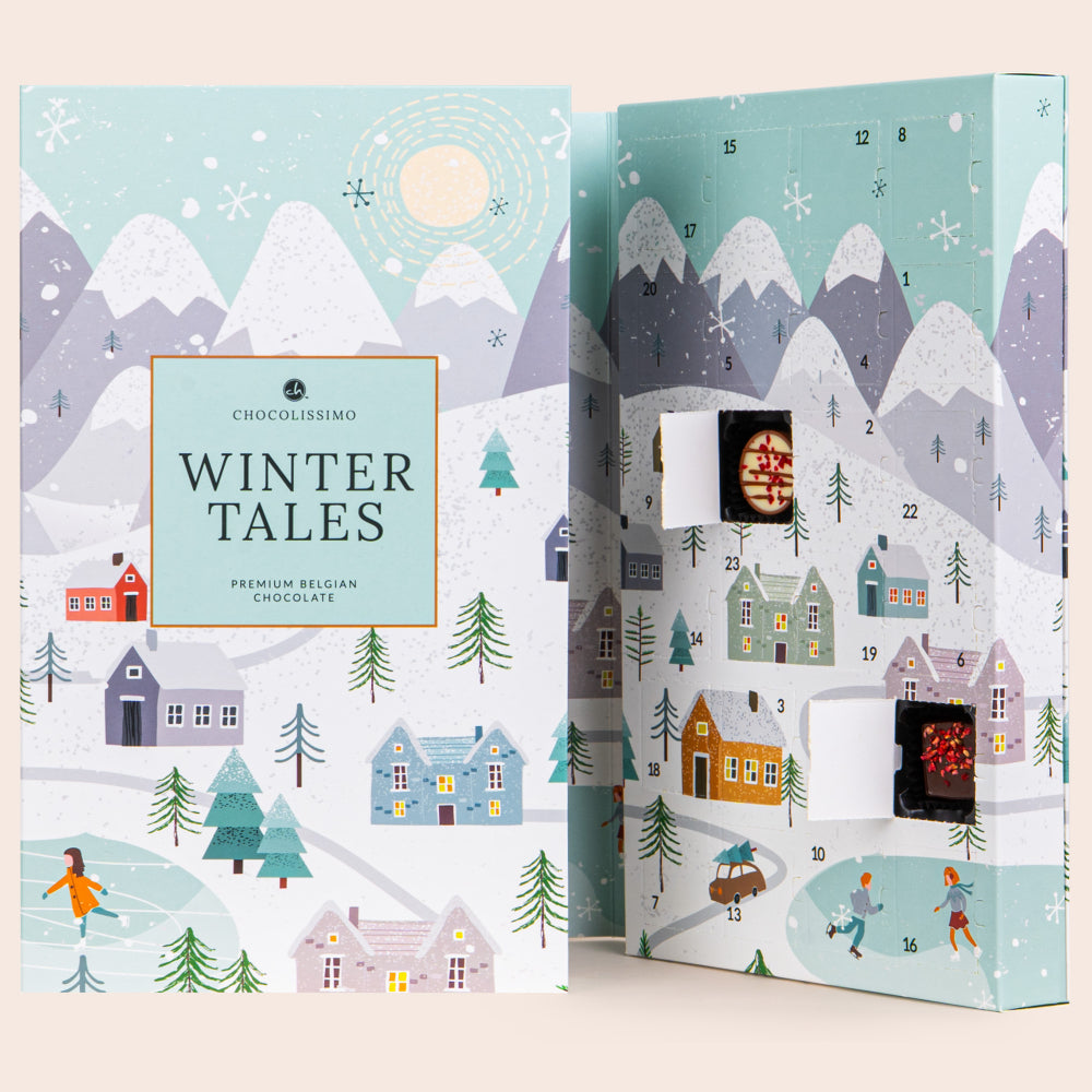 Adventní kalendář Winter Tales s pralinkami