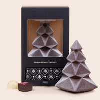 Christmas tree in dark chocolate
