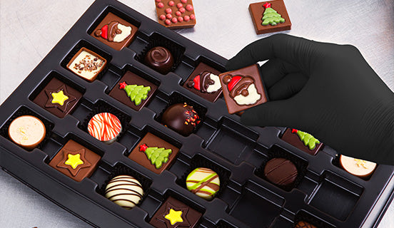 Black and white advent calendar