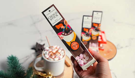 Čokoláda s chutí kořeněných sušenek k rozpuštění - Chocostick Speculoos