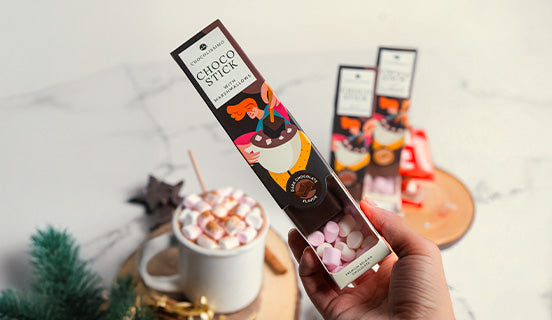 Hořká čokoláda na tyčince k rozpuštění - Chocostick