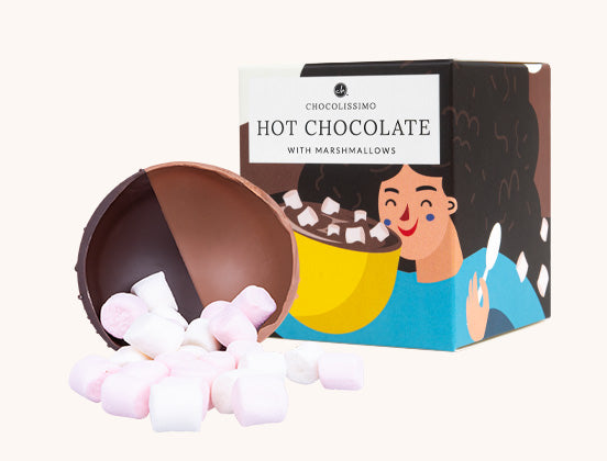 Čokoládová koule s marshmallow