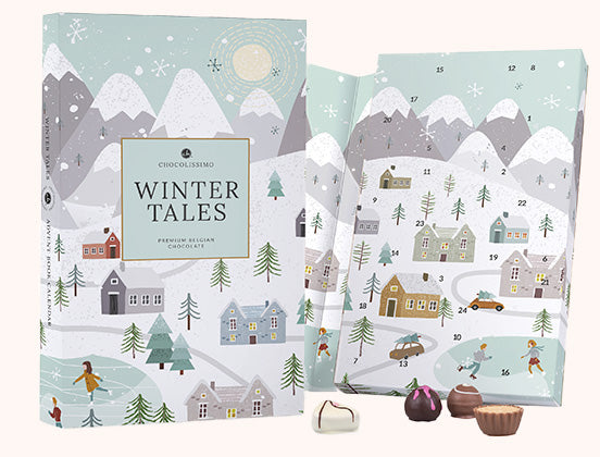 Adventní kalendář Winter Tales s pralinkami