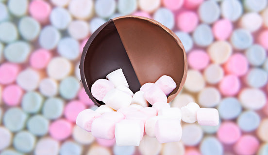 Čokoládová koule s marshmallow