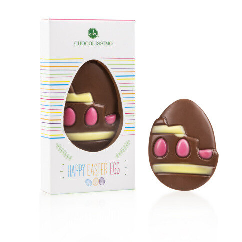 Chocolissimo - Velikonoční vajíčko z čokolády s moderním zdobením 13 g