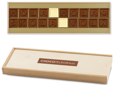 Levně Chocolissimo - Čokoláda na začátek školního roku - písmenka
