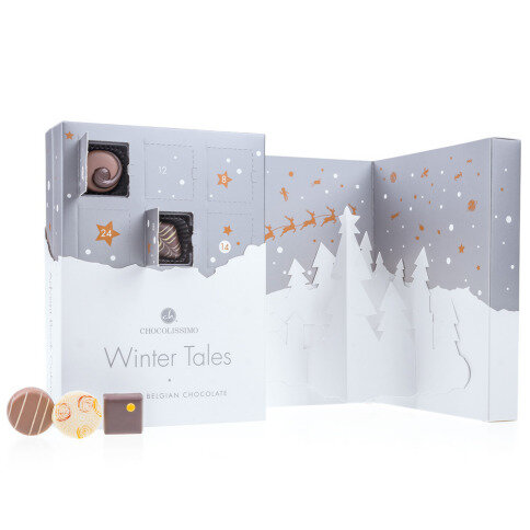 Chocolissimo - Čokoládový adventní kalendář Winter tales 288 g