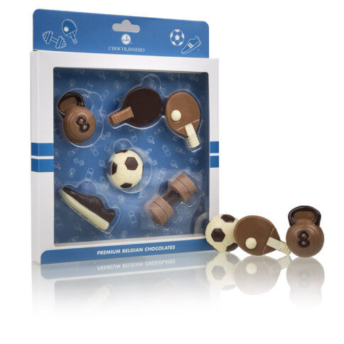 Chocolissimo - Čokoládové figurky pro sportovní nadšence 110 g