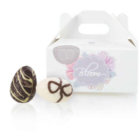 Levně Chocolissimo - Mini krabička s čokoládovými kraslicemi 80 g