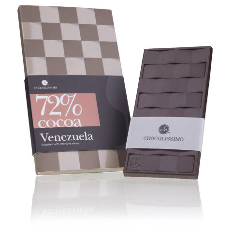 Levně Chocolissimo - Tabulka hořké čokolády z Venezuely - 72% kakaa 80 g