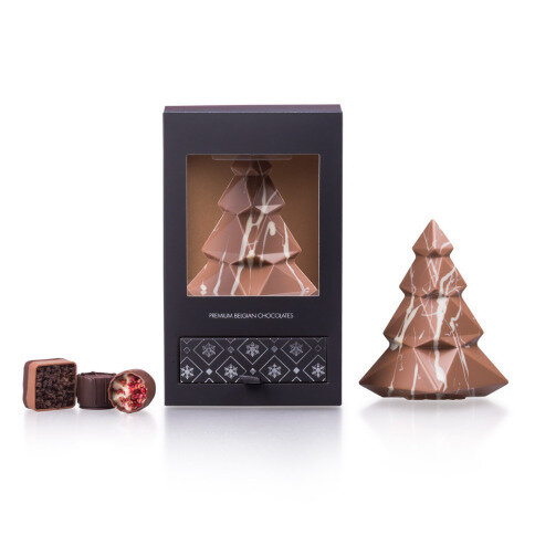 Chocolissimo - Luxusní čokoládový stromeček - mléčná čokoláda 135 g