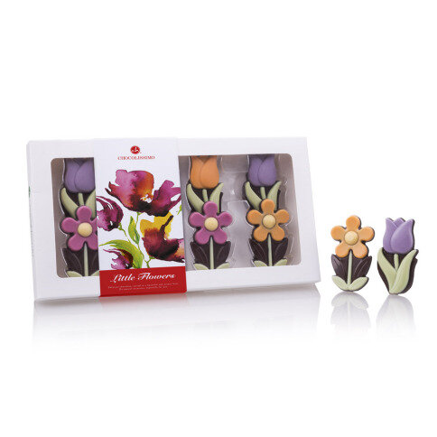 Levně Chocolissimo - Čokoládové tulipánky a sedmikrásky 95 g