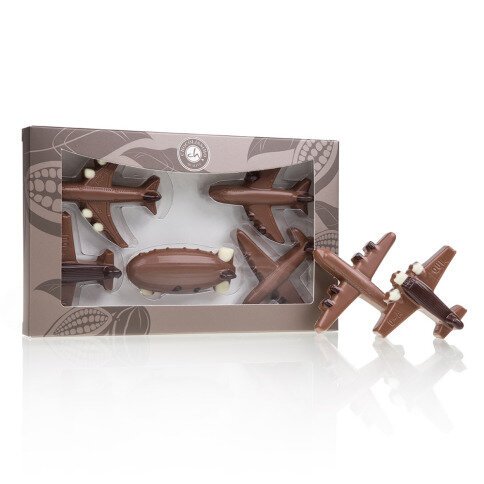 Chocolissimo - Čokoládové letadla - dárek pro fanouška letectví 100 g