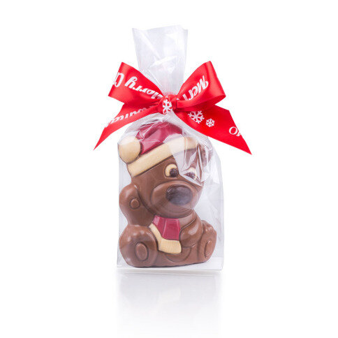 Čokoládová vánoční figurka - medvídek