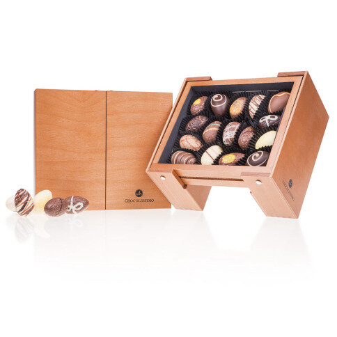Chocolissimo - Luxusní čokoládová škatulka - velikonoční čokoládový bufetík 200 g