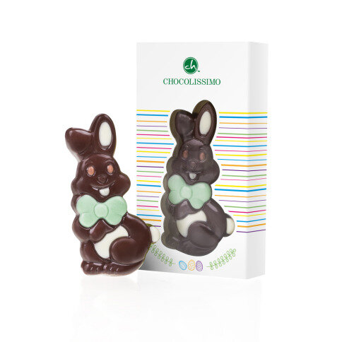 Chocolissimo - Figurka z hořké čokolády - zajíček 13 g