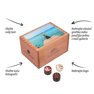 Chocolissimo - Chocolaterie - pralinky v krabičce s vlastní fotografií 250 g