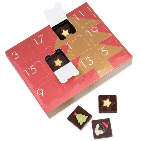 Adventní kalendáře, luxusní adventní kalendáře, čokoládové adventní kalendáře, adventní kalendáře s čokoládkama