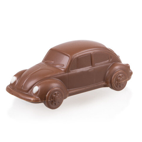 čokoládové auto VW Brouk na Valentýna