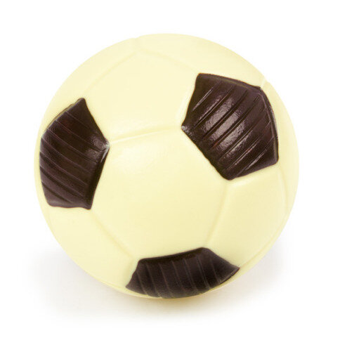 dárek pro sportovce, čokoládové figurky, míč z čokolády, dárek pro fotbalistu