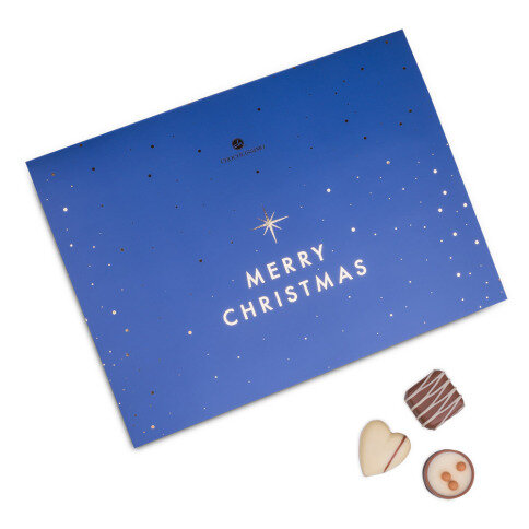 Adventní kalendář s čokoládovými pralinkami