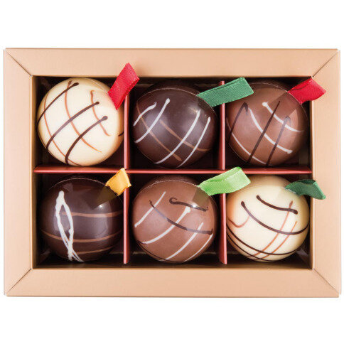 vánoční ozdoby z čokolády, čokoládové vánoční ozdoby, čokoládové vánoční koule, koule na stromeček z čokolády, vánoční koule z čokolády, čokoládové vánoční figurky, vánoční figurky z čokolády