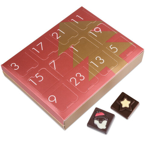 Adventní kalendáře, luxusní adventní kalendáře, čokoládové adventní kalendáře, adventní kalendáře s čokoládkama