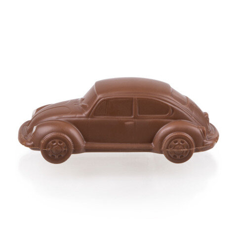 čokoládové auto VW Brouk na Valentýna