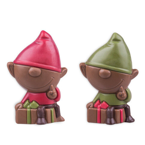 Čokoládový elf - pomocník Santa Clause