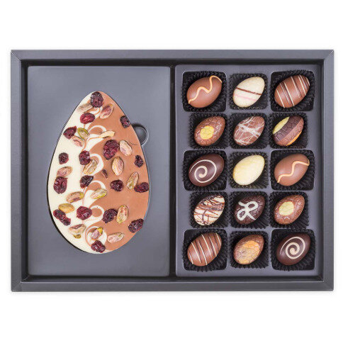velikonoční fotodárek s belgickou čokoládou