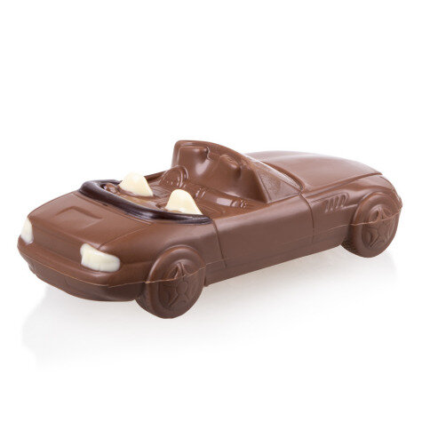 čokoládová figurka, figurka auta, dárek z čokolády, vánoční čokoládová figurka, vánoční dárek, BMW Z3
