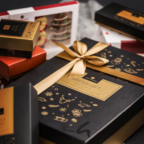 dárková krabice z kvalitní belgickou čokoládou