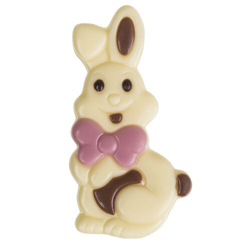 čokoládová figurka na velikonoce králíček z bílé čokolády