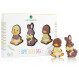 3 čokoládové figurky - kačátka a králíček