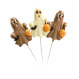 Halloween - Sada 3 lízátek duchové