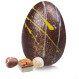 Luxusní vejce XXL s pralinkami - hořká čokoláda
