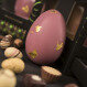 Luxusní vejce XXL s pralinkami - růžová čokoláda 
