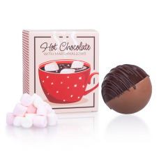 čokoládová koule s marshmallow